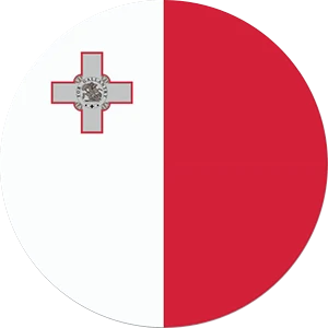 die Flagge von Malta